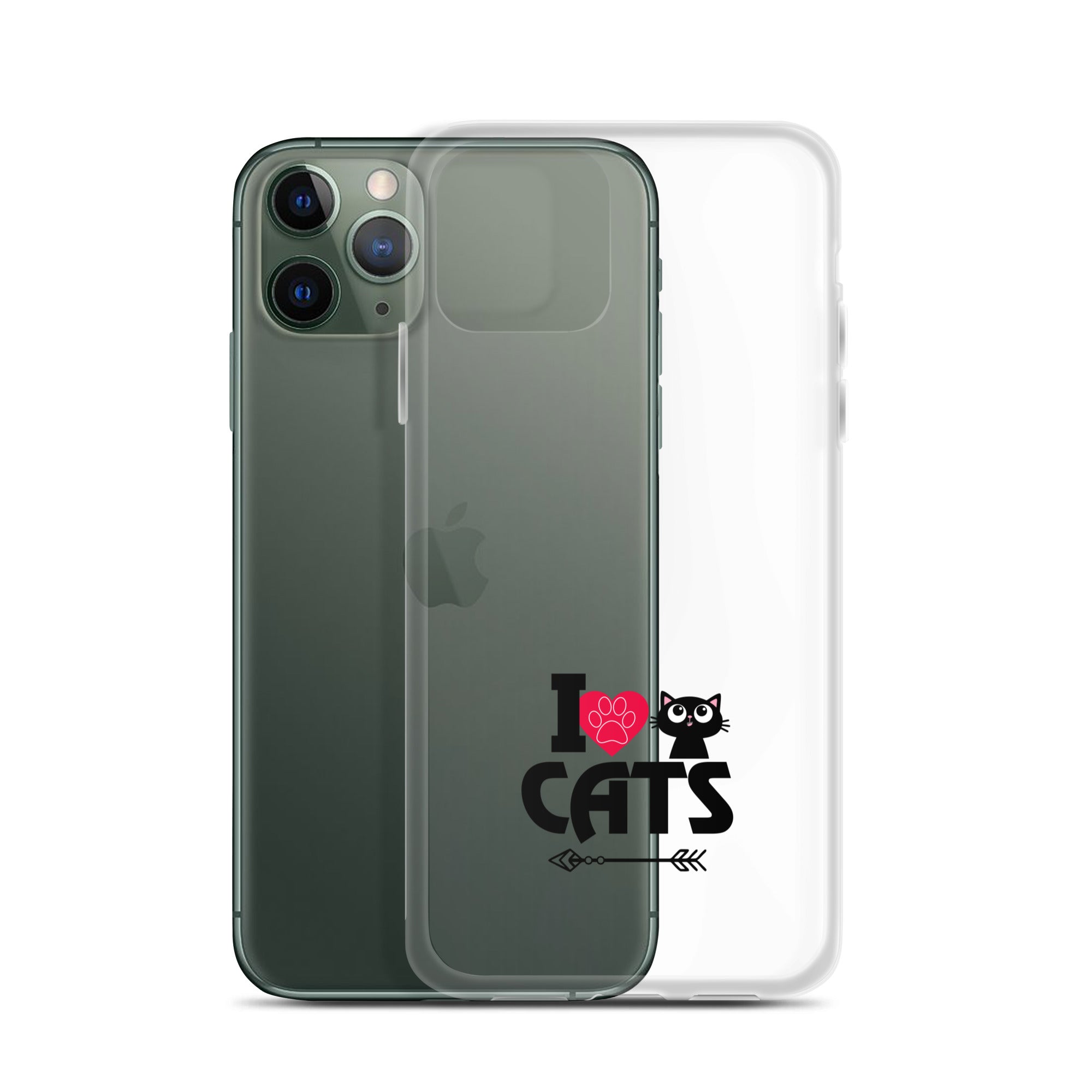 I LOVE CATS - iPhone Case