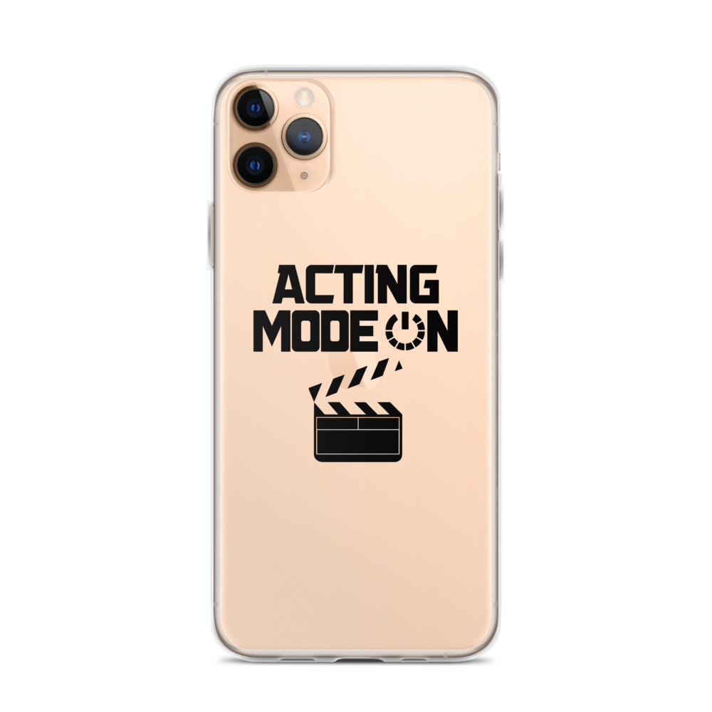 Acting mode - iPhone Case Transparent