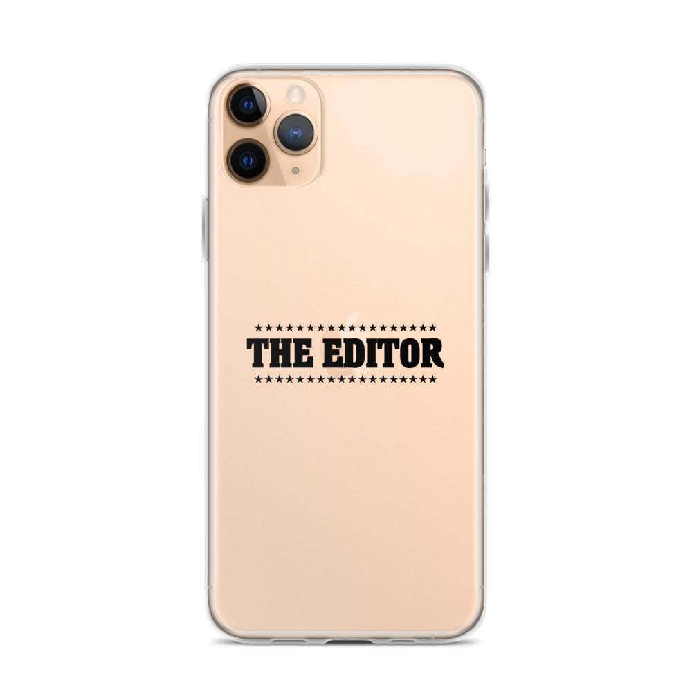 The Editor- iPhone Case Transparent