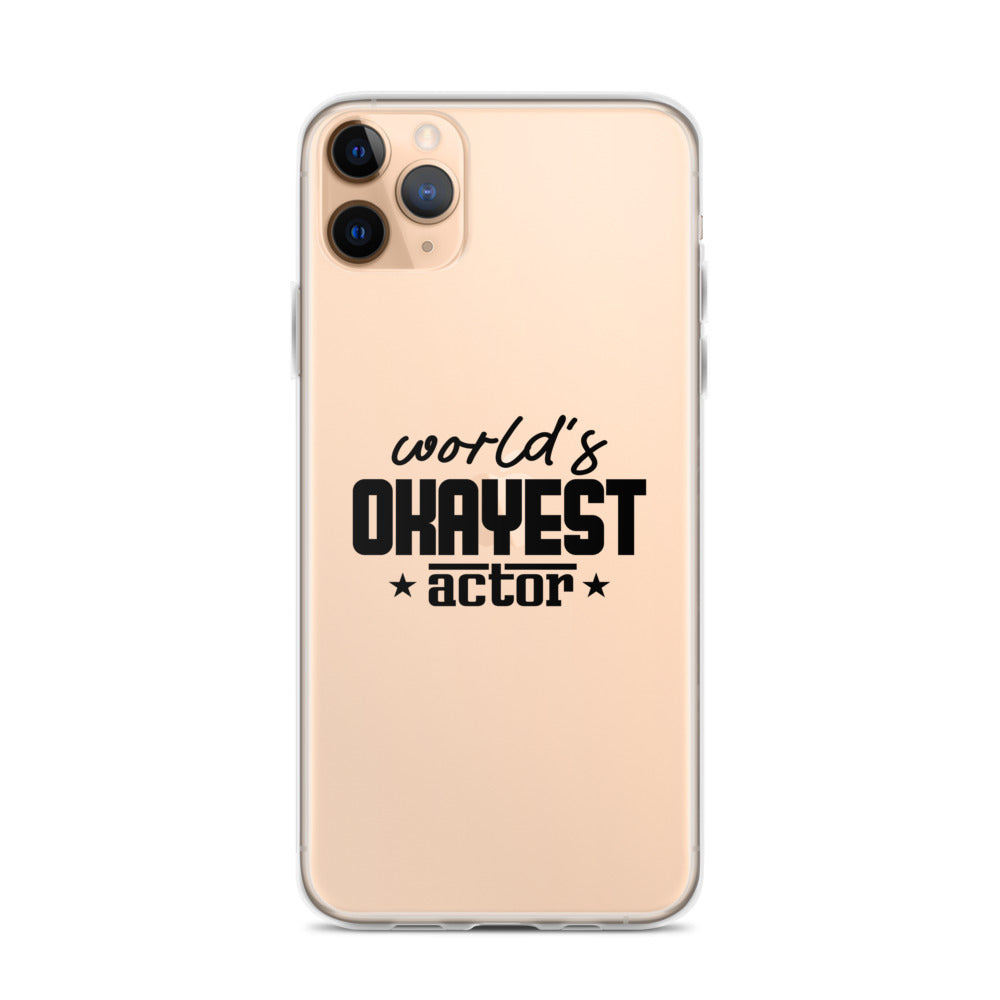 World's okayest actor- iPhone Case Transparent