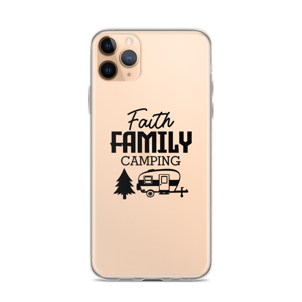 Family Camping- iPhone Case Transparent