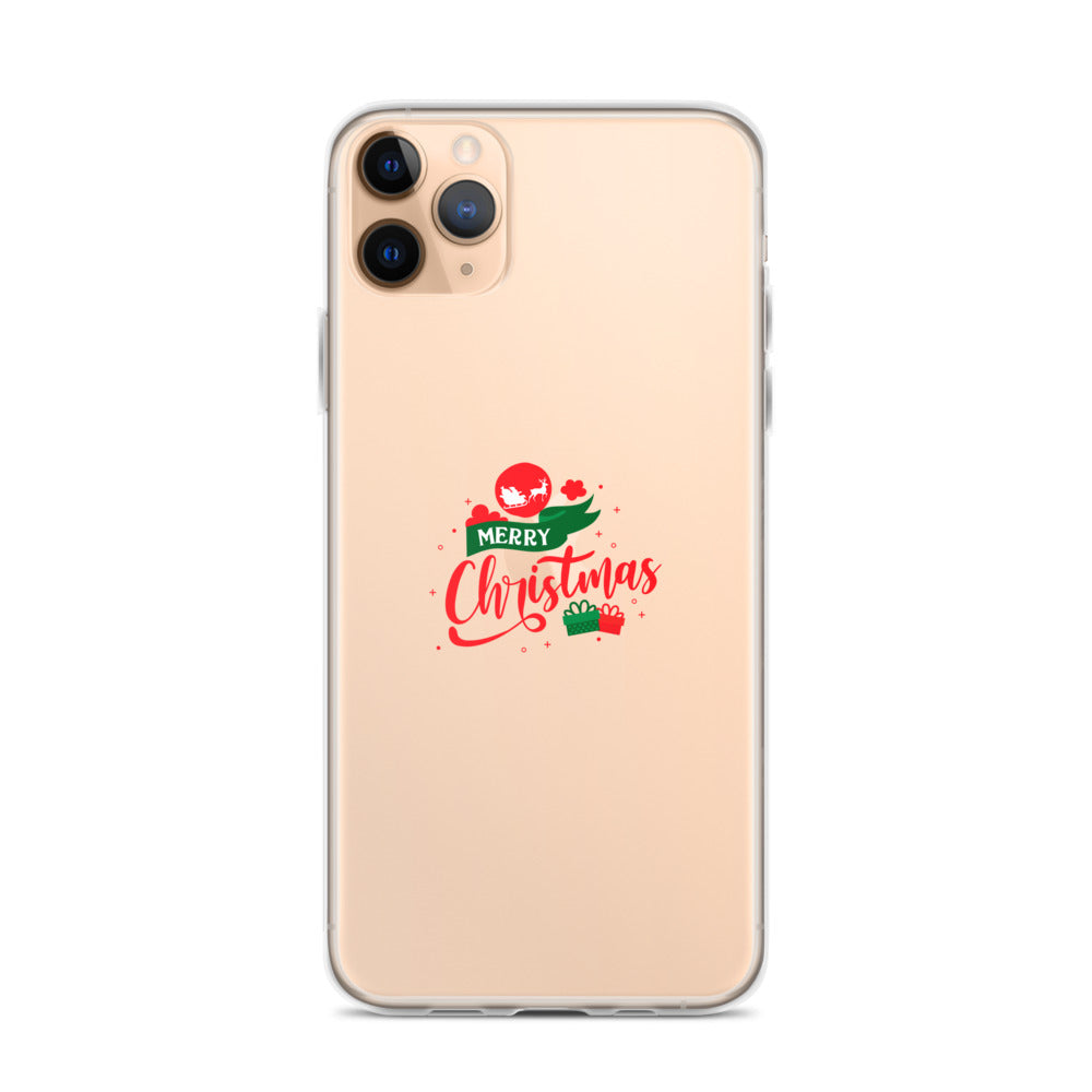 Merry Christmas- iPhone Case Transparent