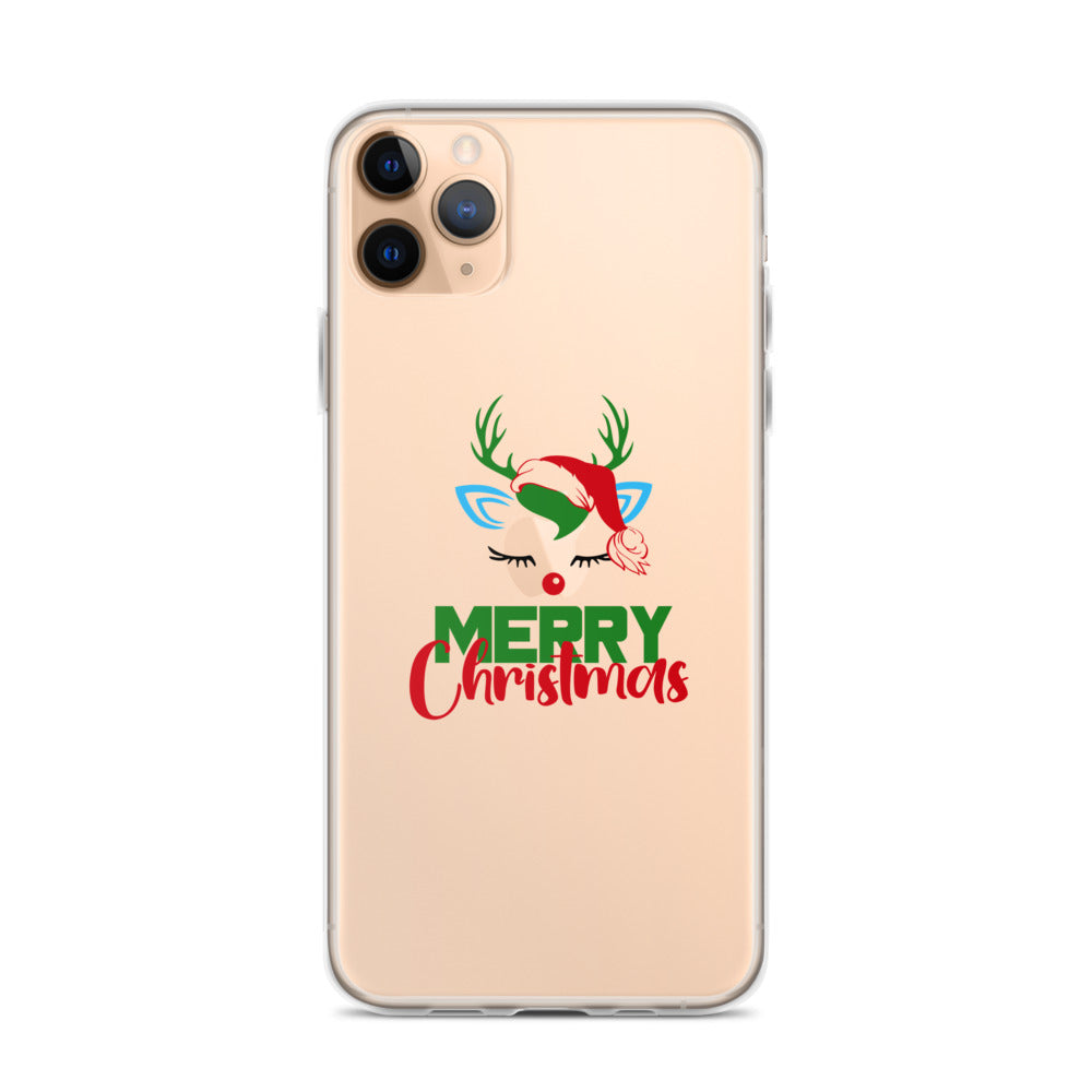 MERRY CHRISTMAS - iPhone Case Transparent