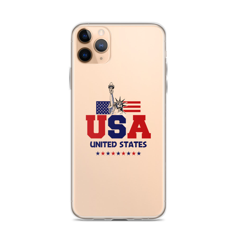 UNITED STATES OF AMERICA - iPhone Case Transparent