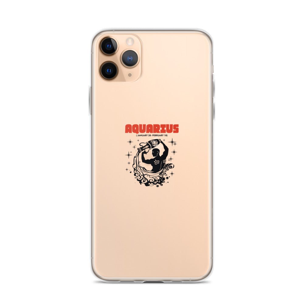 AQUARIUS - iPhone Case Transparent