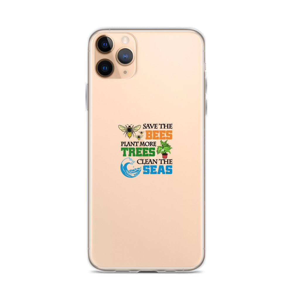 SAVE THE BEES - iPhone Case Transparent