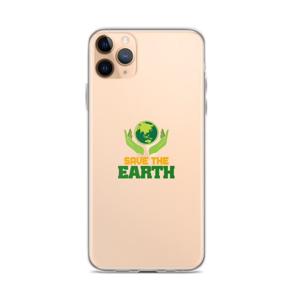 SAVE THE EARTH - iPhone Case Transparent