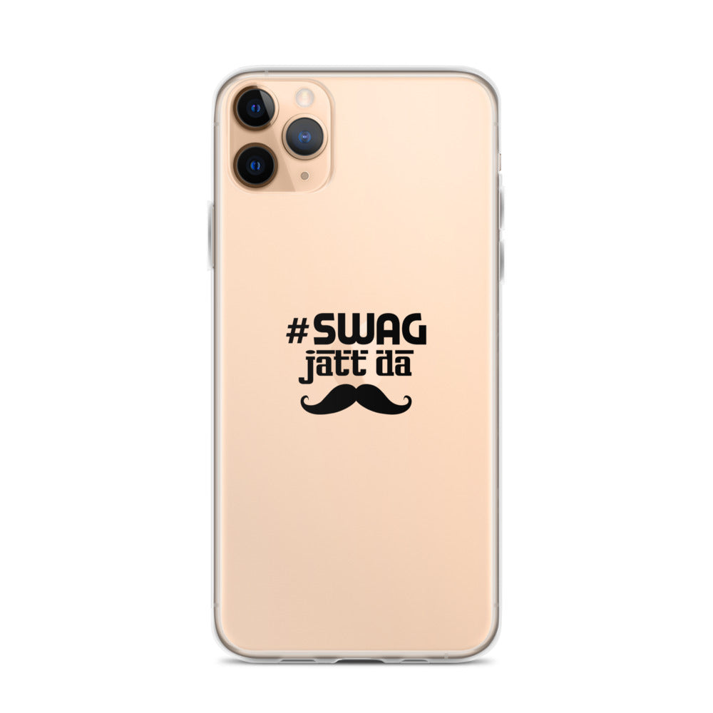 SWAG JATT DA - iPhone Case Transparent