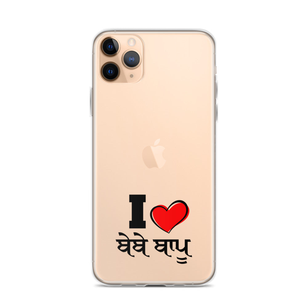 I LOVE BEBE BAPPU - iPhone Case