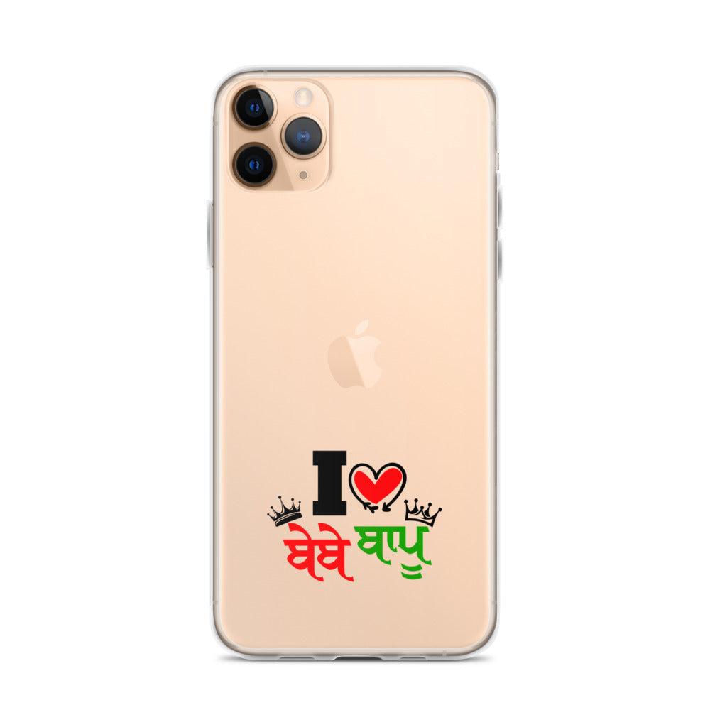 I LOVE BEBE BAPU - iPhone Case