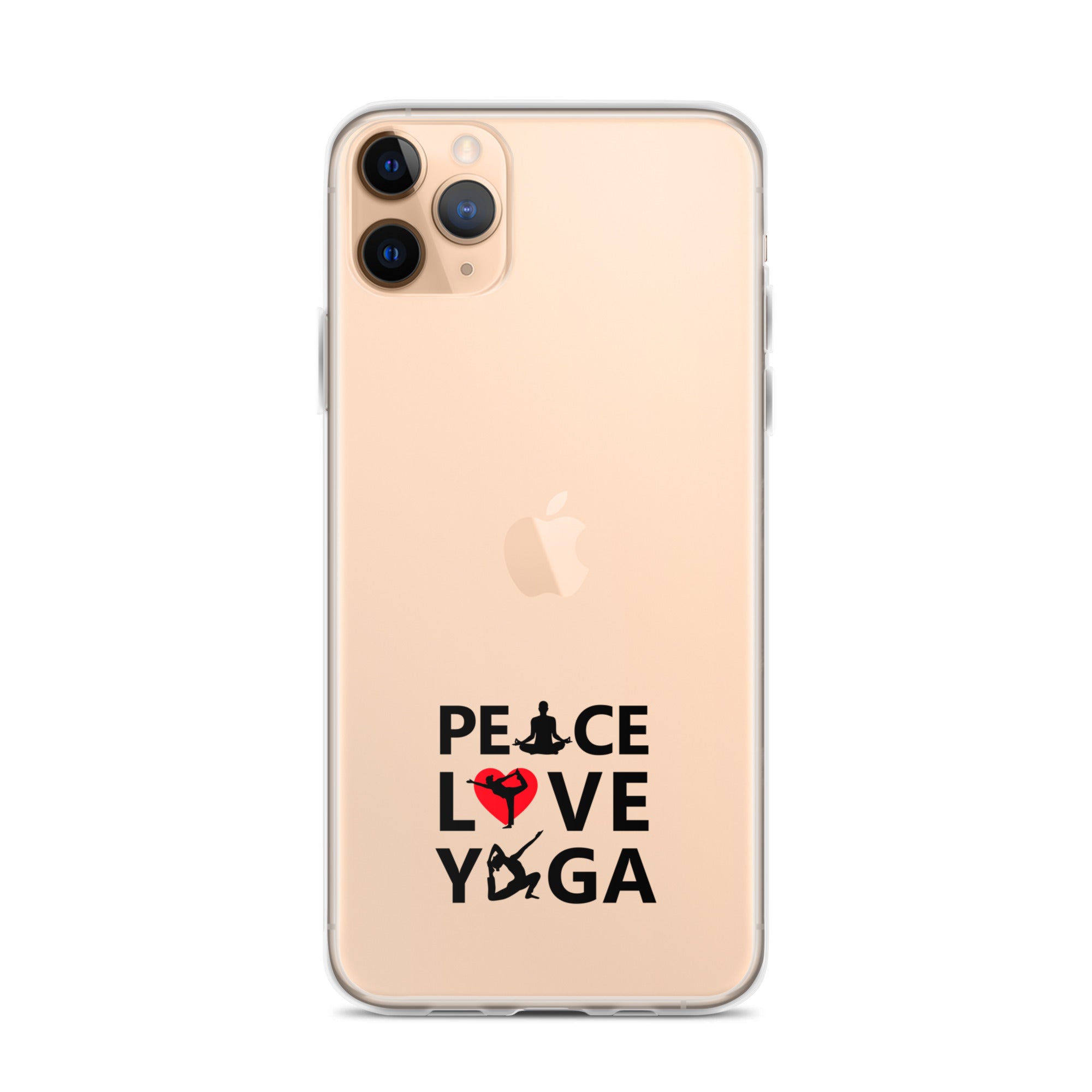 PEACE LOVE YOGA - iPhone Case