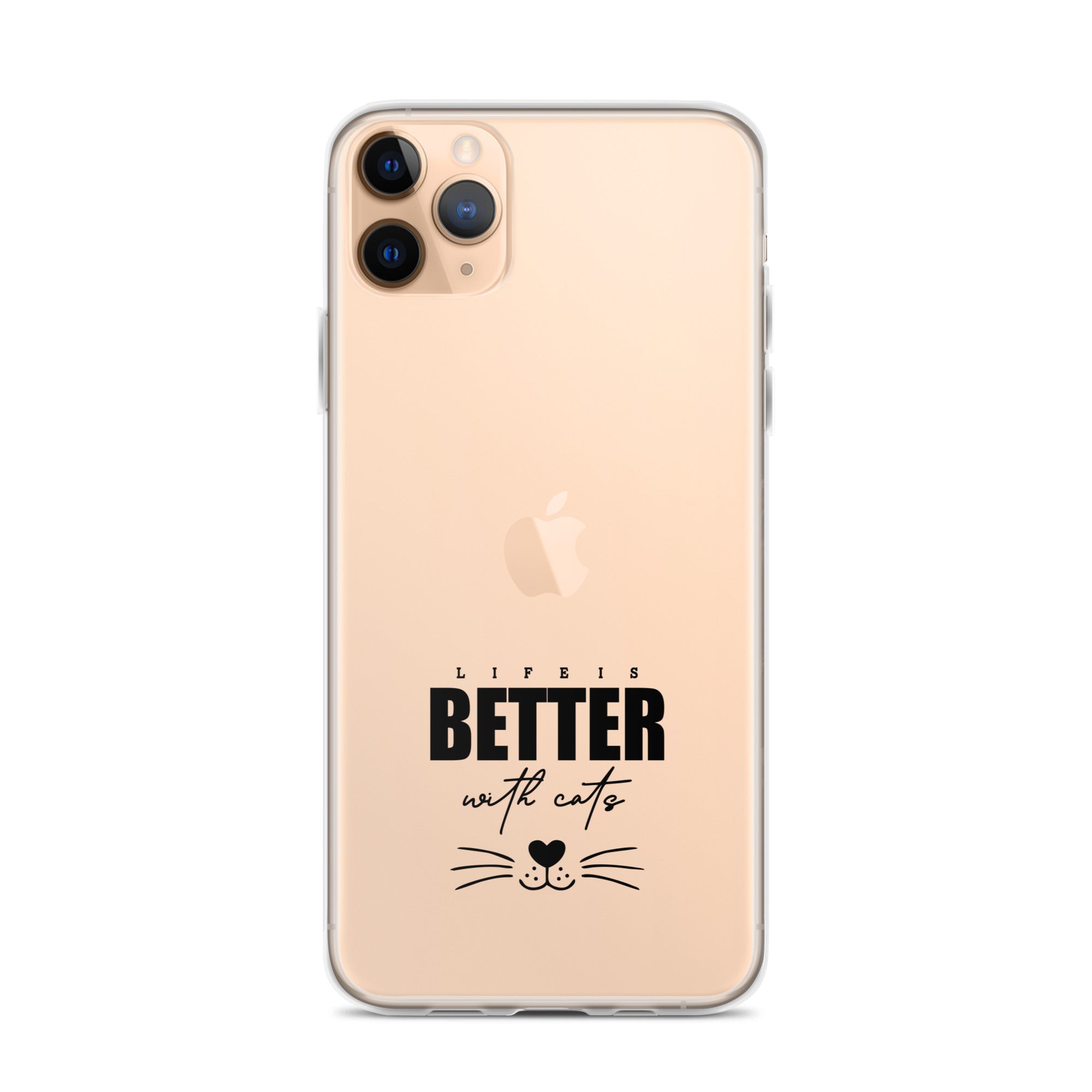 LIFE IS BETTER WITH CATS - iPhone Case