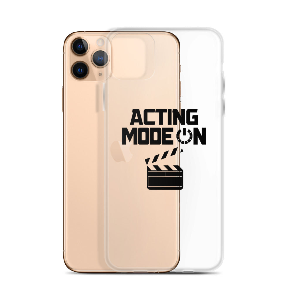 Acting mode - iPhone Case Transparent