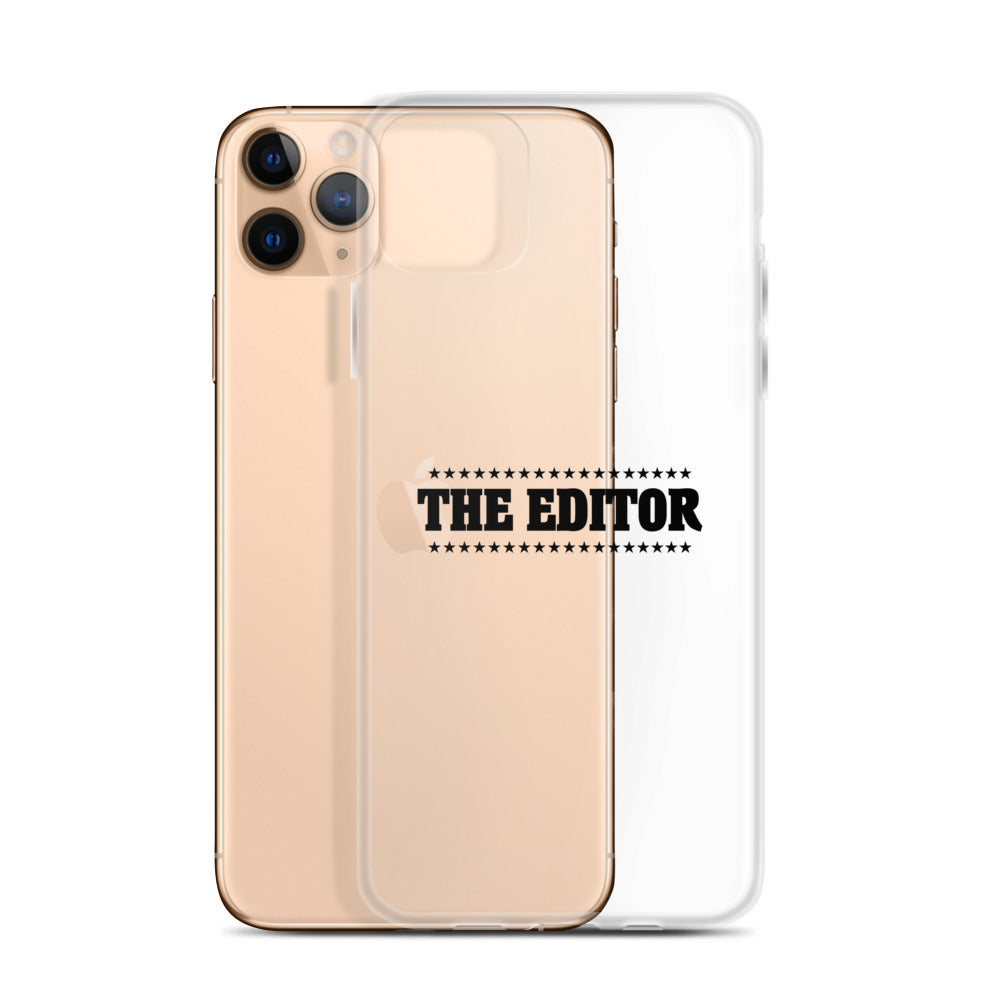 The Editor- iPhone Case Transparent