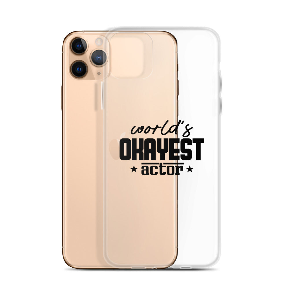 World's okayest actor- iPhone Case Transparent