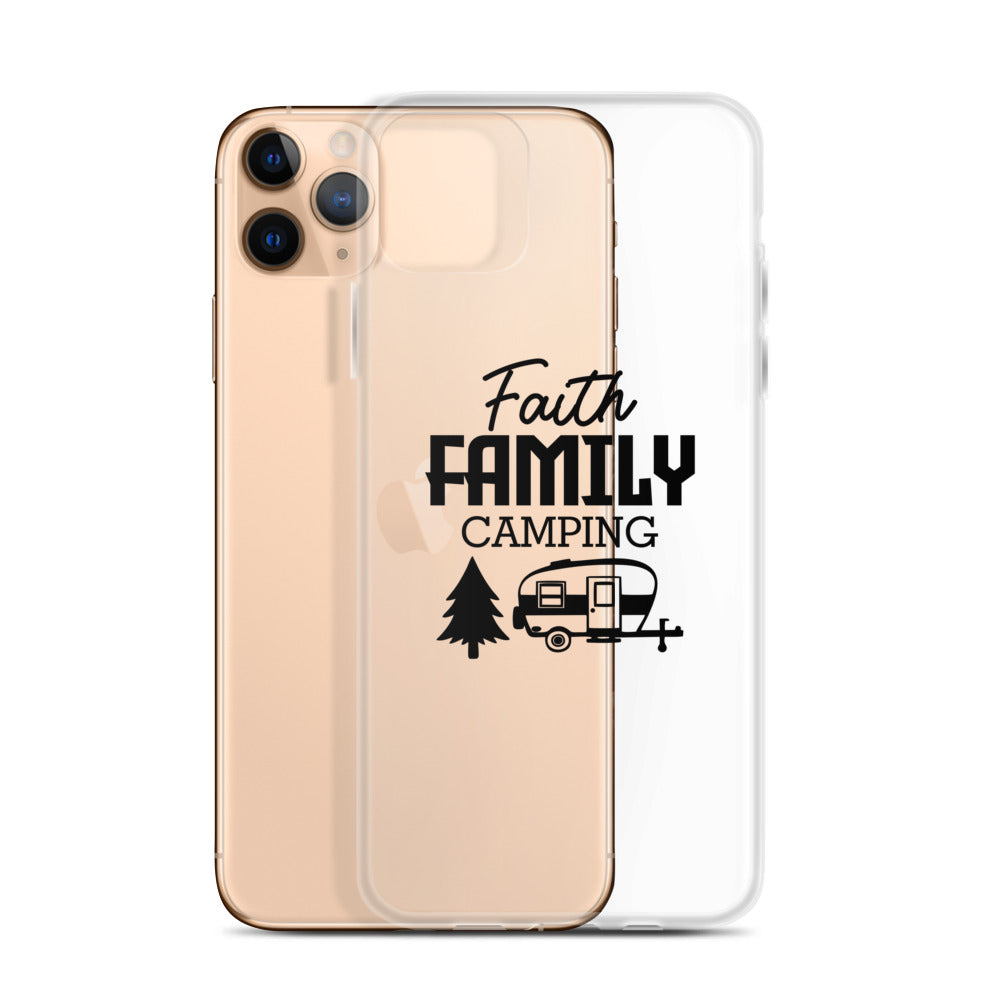 Family Camping- iPhone Case Transparent