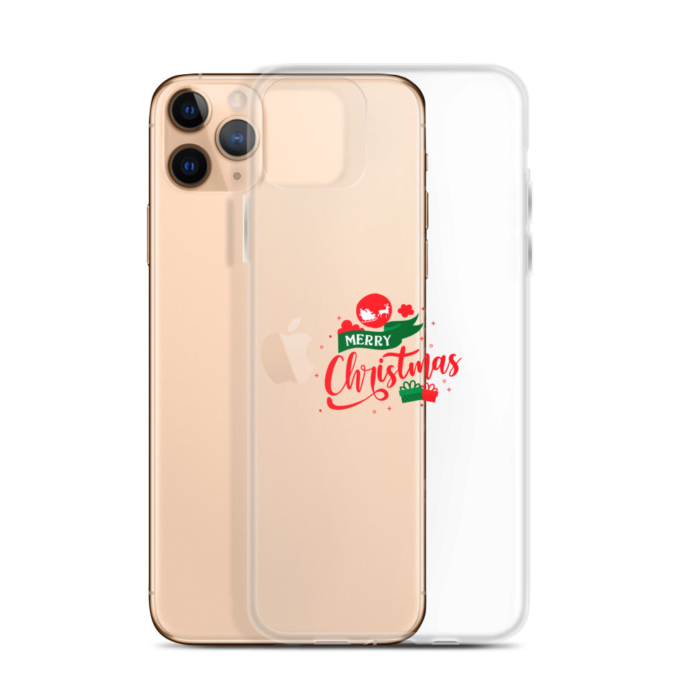 Merry Christmas- iPhone Case Transparent