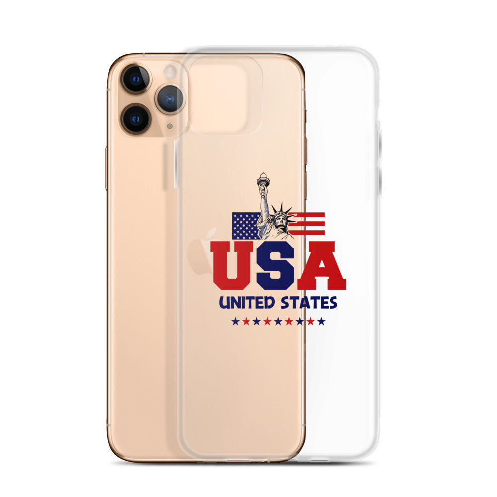 UNITED STATES OF AMERICA - iPhone Case Transparent
