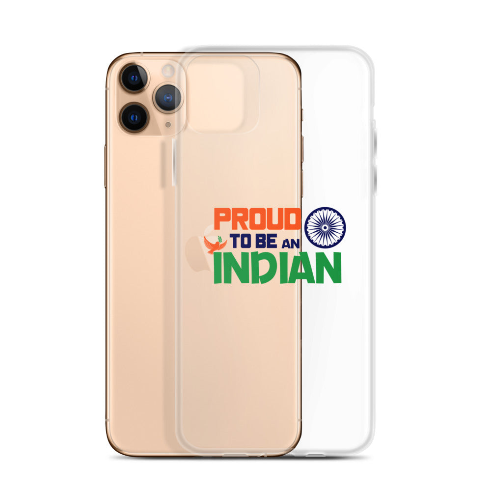 PROUD TO BE AN INDIAN - iPhone Case Transparent