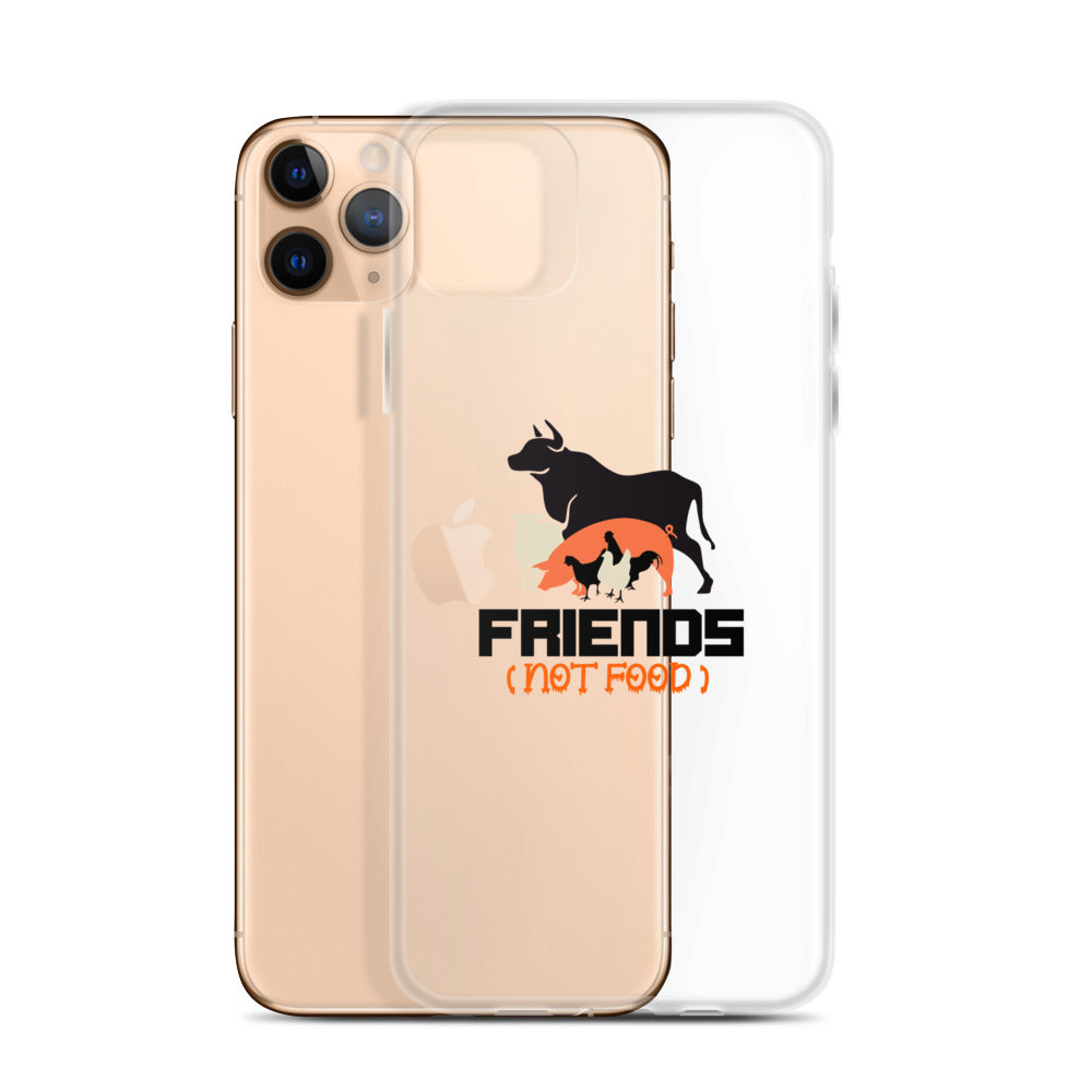 FRIENDS NOT FOOD - iPhone Case Transparent