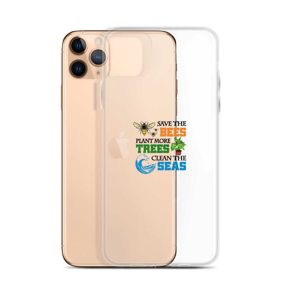 SAVE THE BEES - iPhone Case Transparent