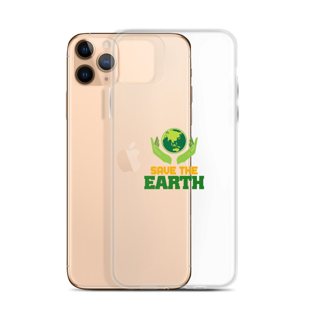 SAVE THE EARTH - iPhone Case Transparent