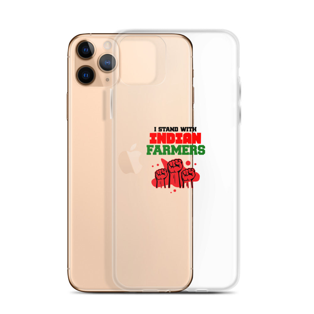 I STAND WITH INDIAN FARMERS - iPhone Case Transparent