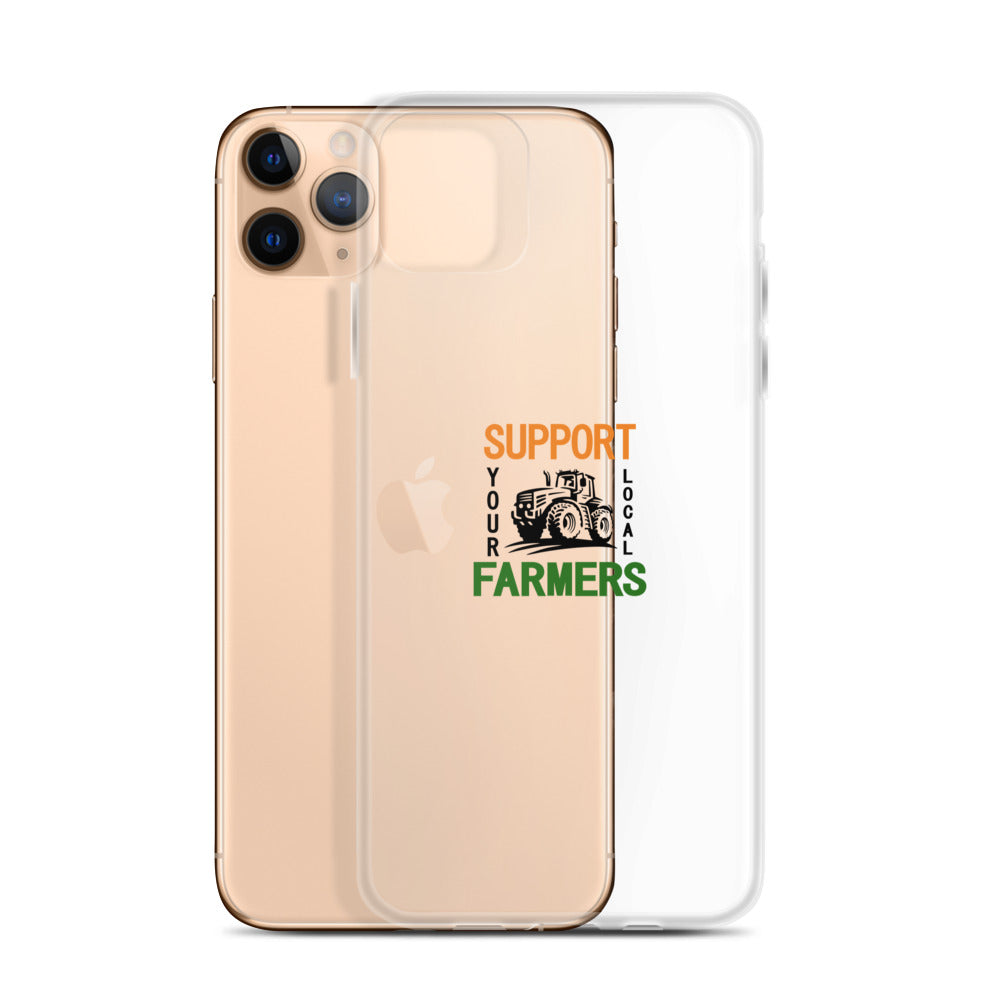 SUPPORT YOUR LOCAL FARMERS - iPhone Case Transparent