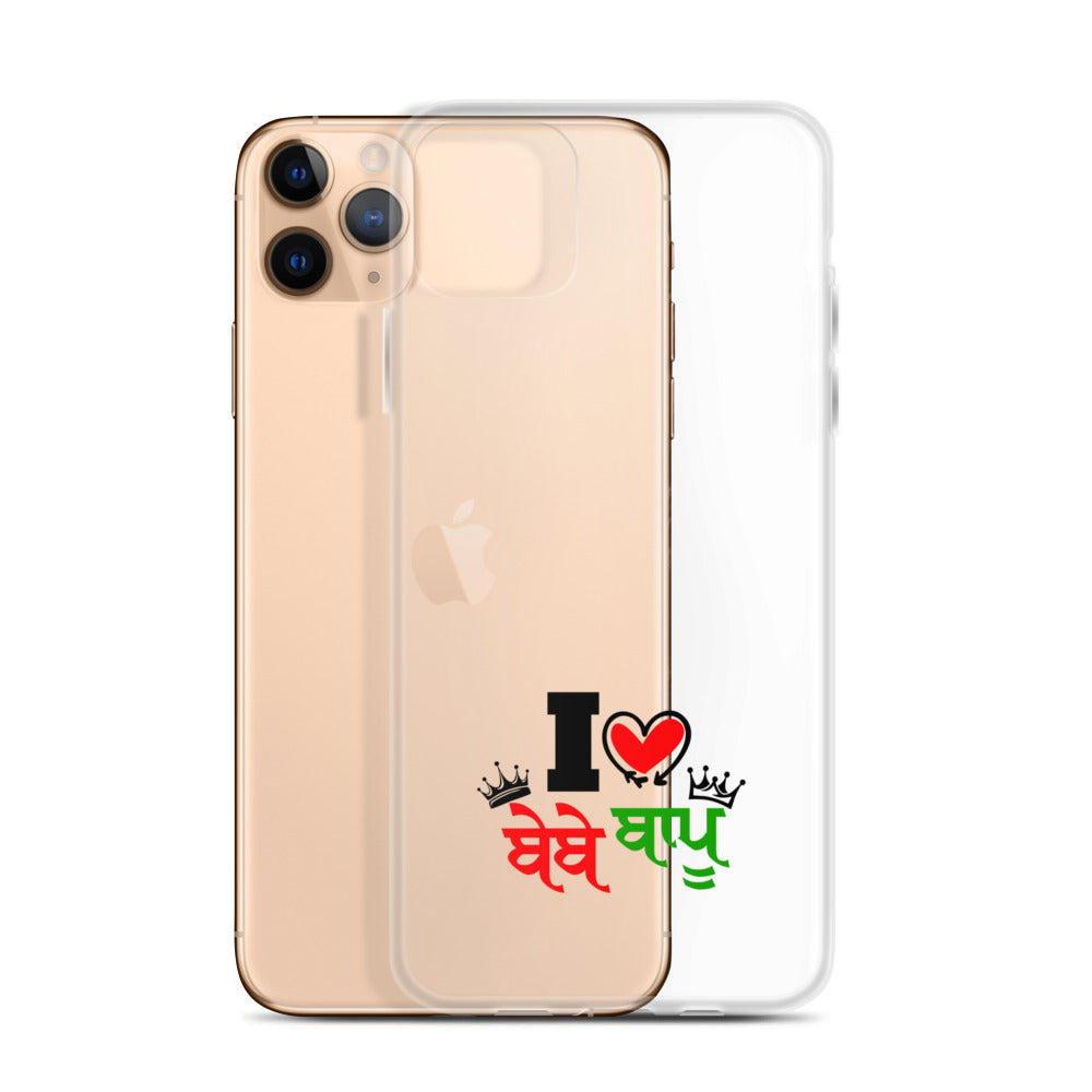 I LOVE BEBE BAPU - iPhone Case