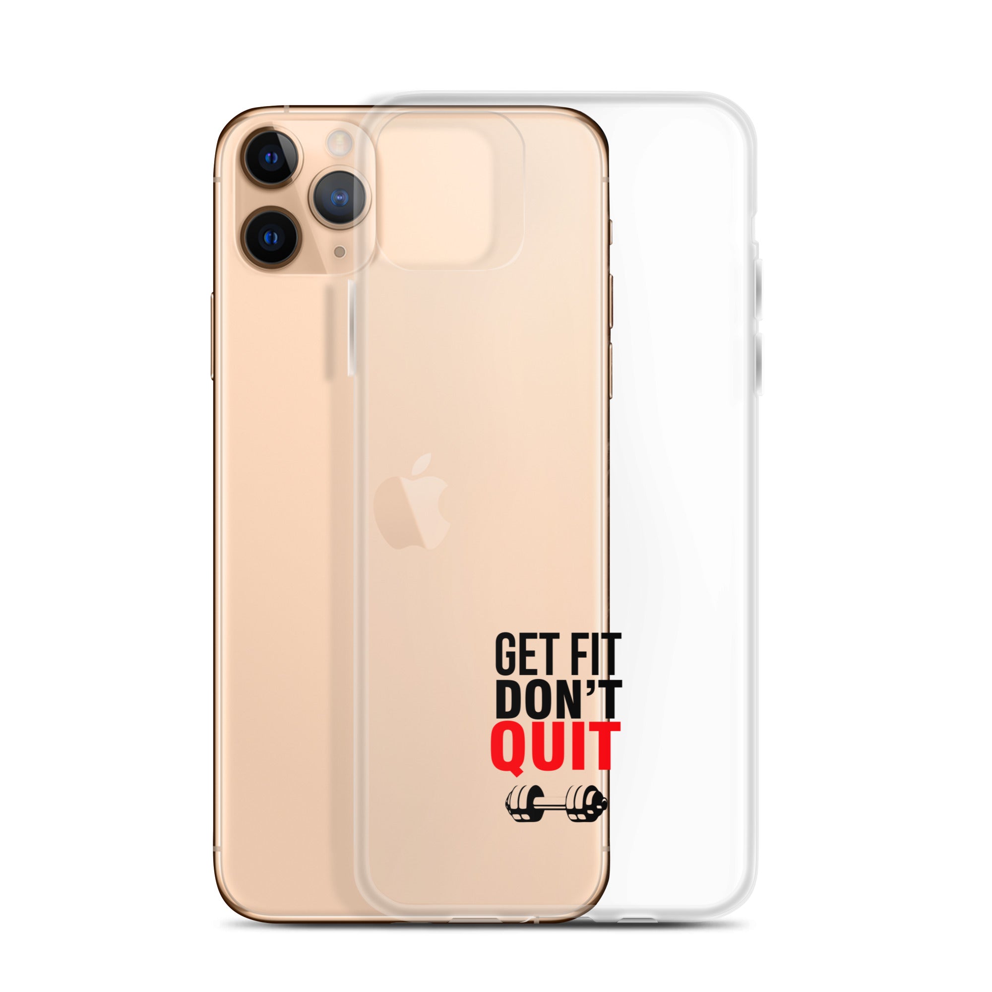 GET FIT DON'T QUIT - iPhone Case