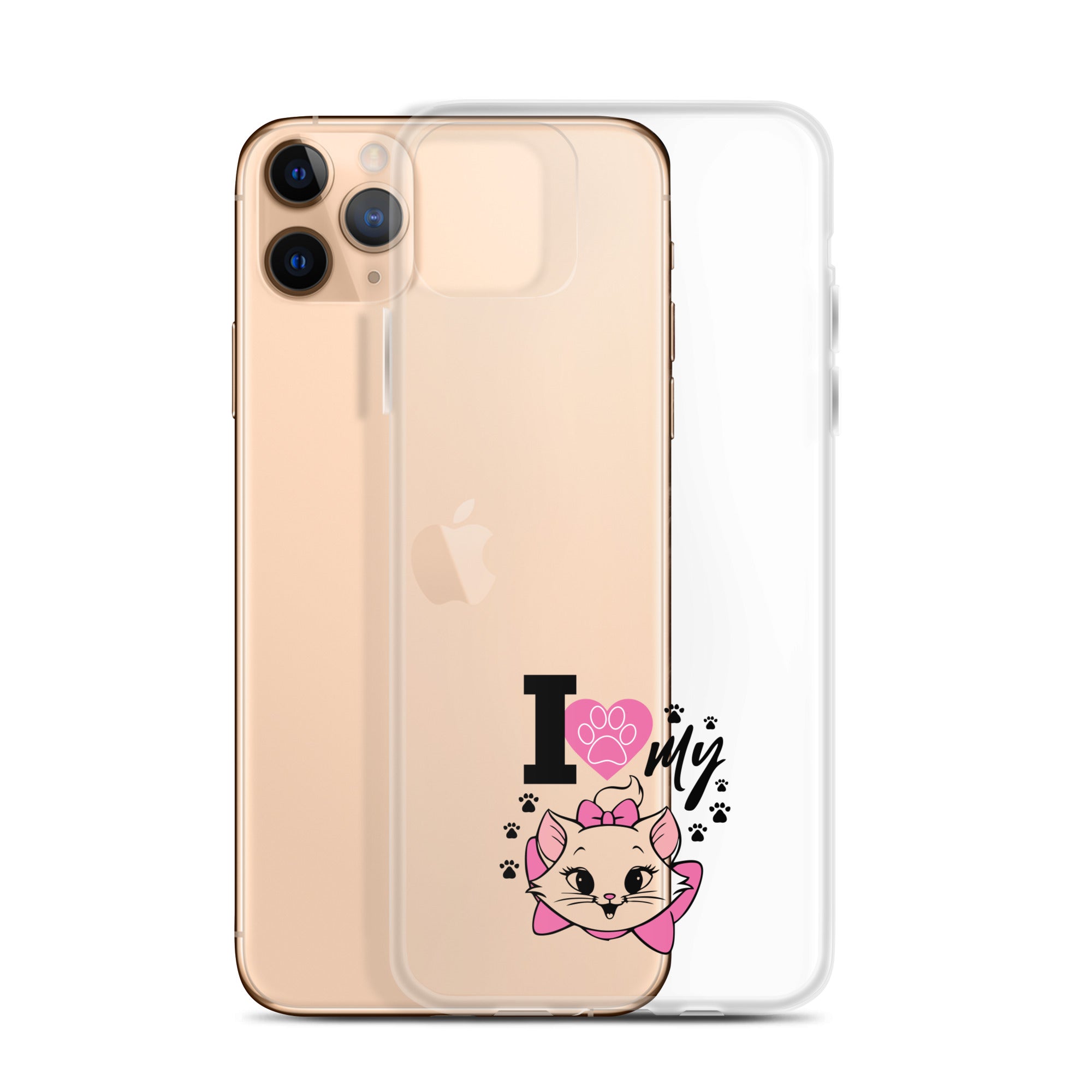 I LOVE MY CAT - iPhone Case