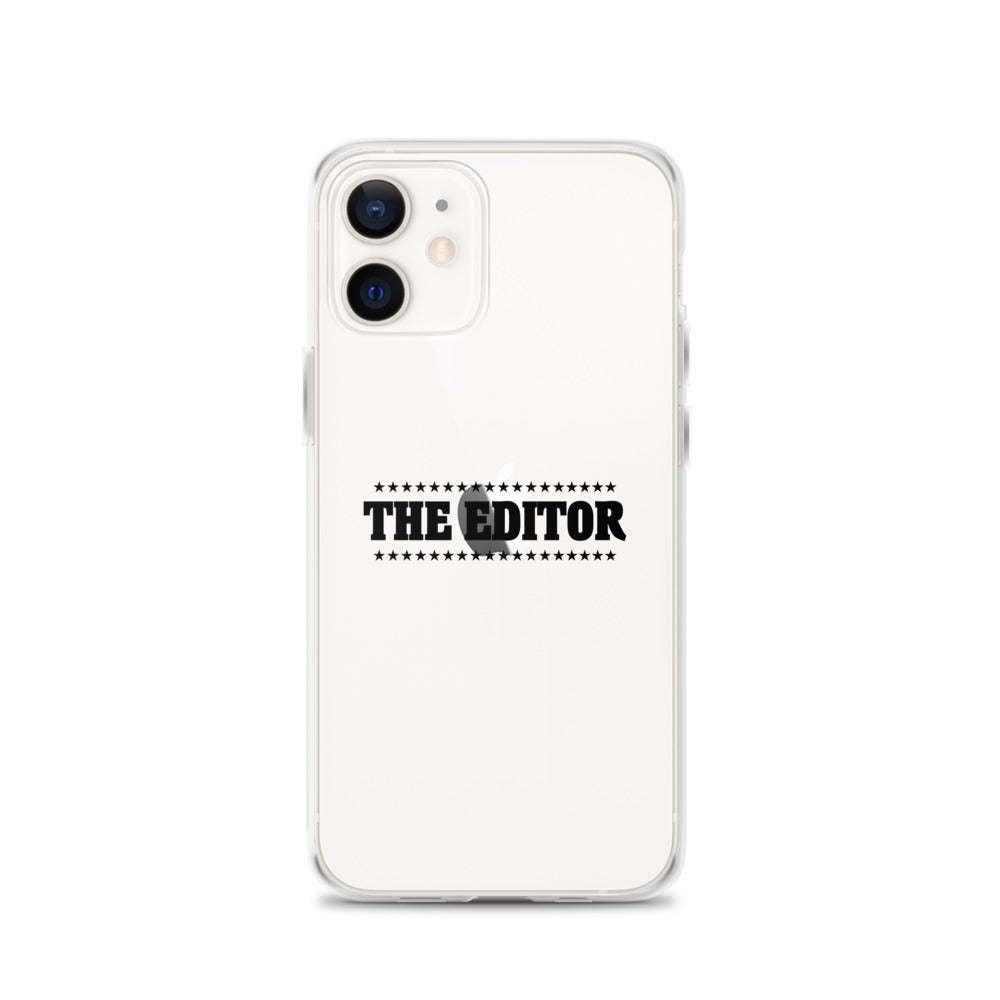 The Editor- iPhone Case Transparent