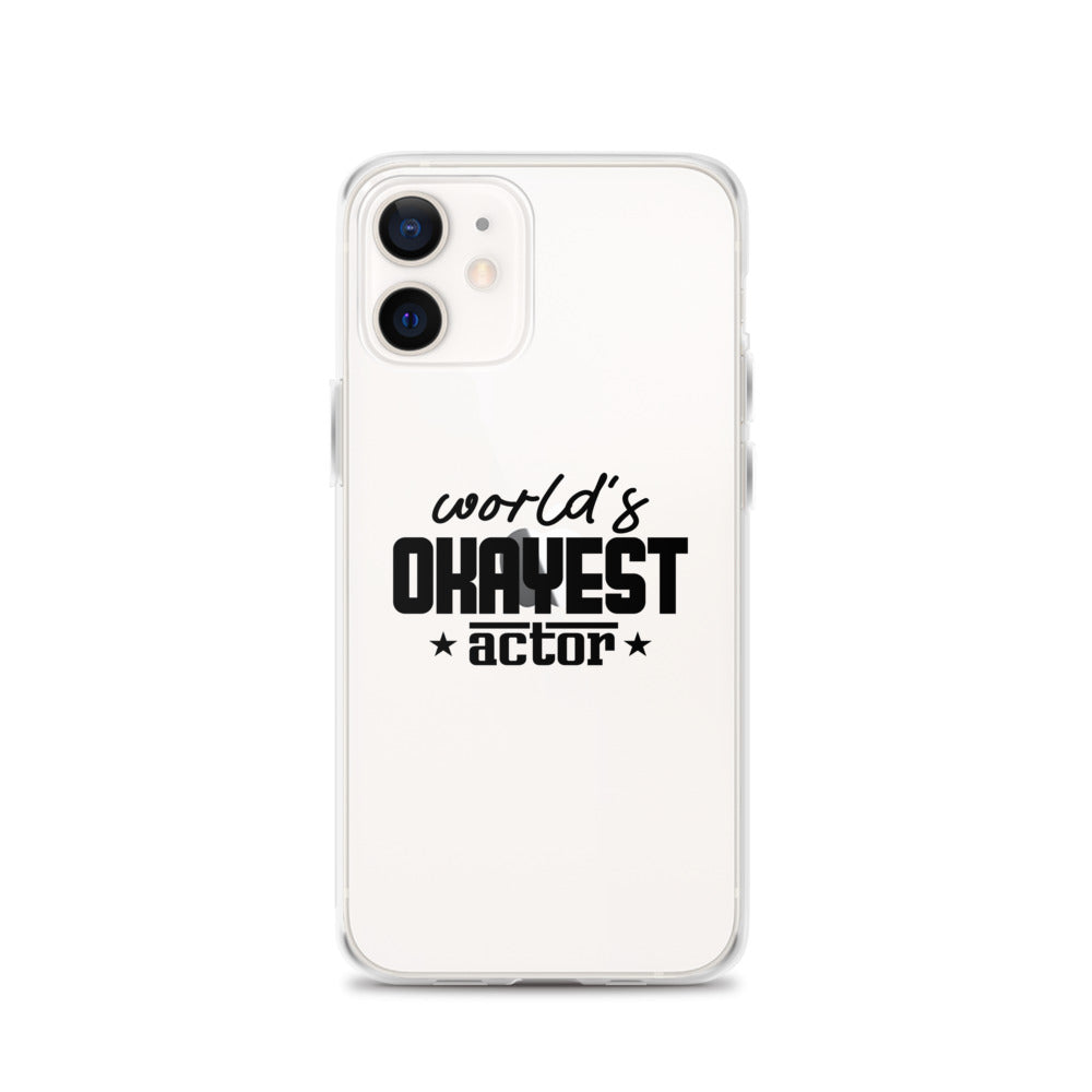 World's okayest actor- iPhone Case Transparent