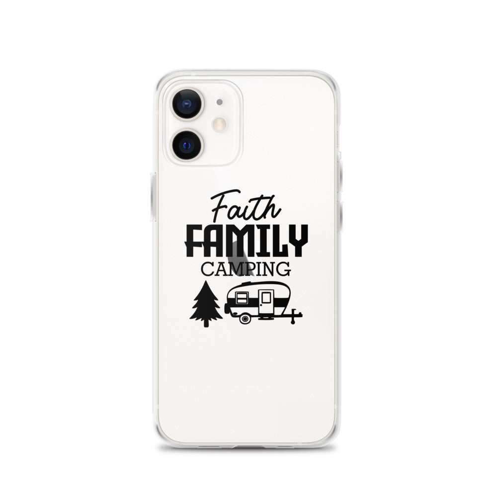 Family Camping- iPhone Case Transparent