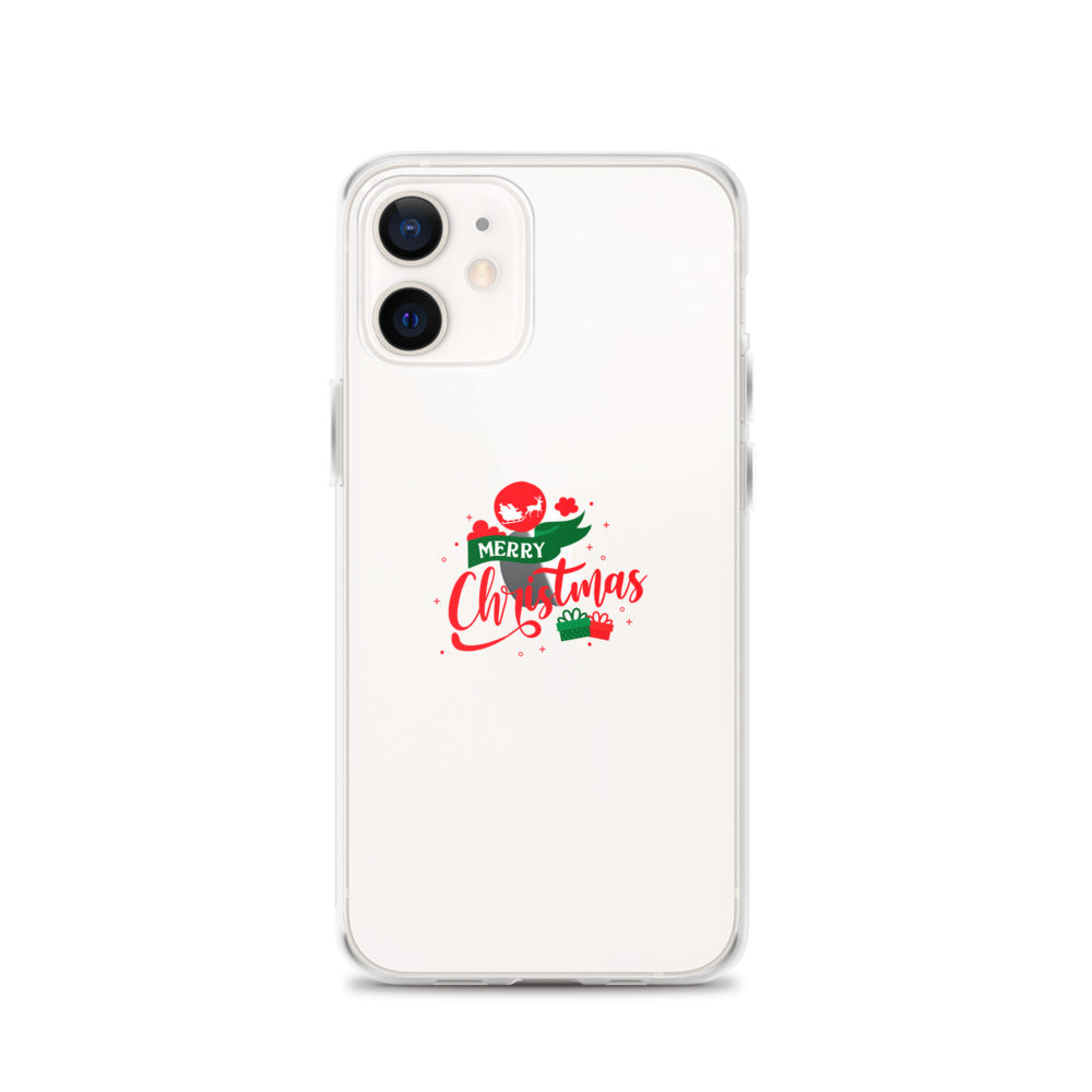 Merry Christmas- iPhone Case Transparent