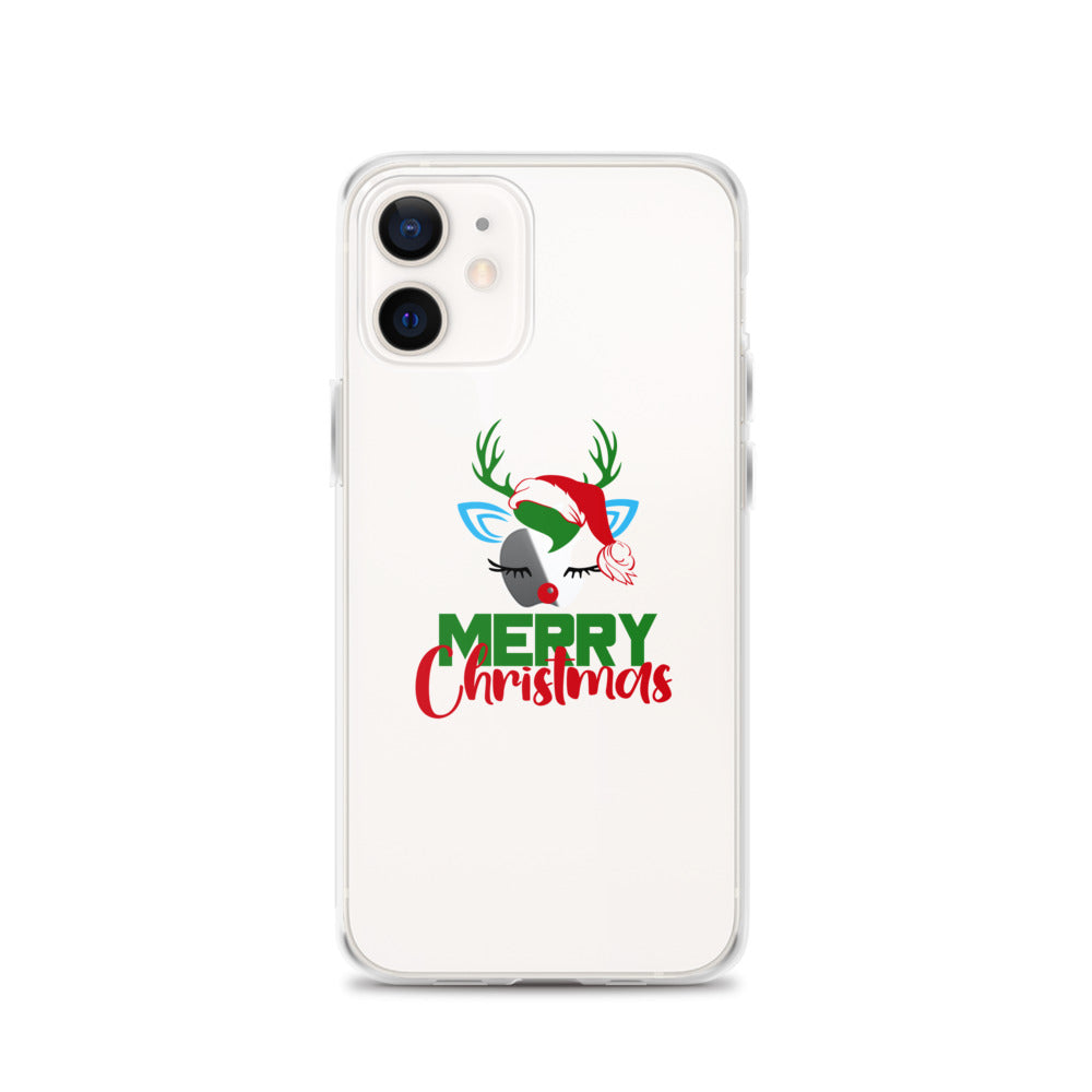 MERRY CHRISTMAS - iPhone Case Transparent