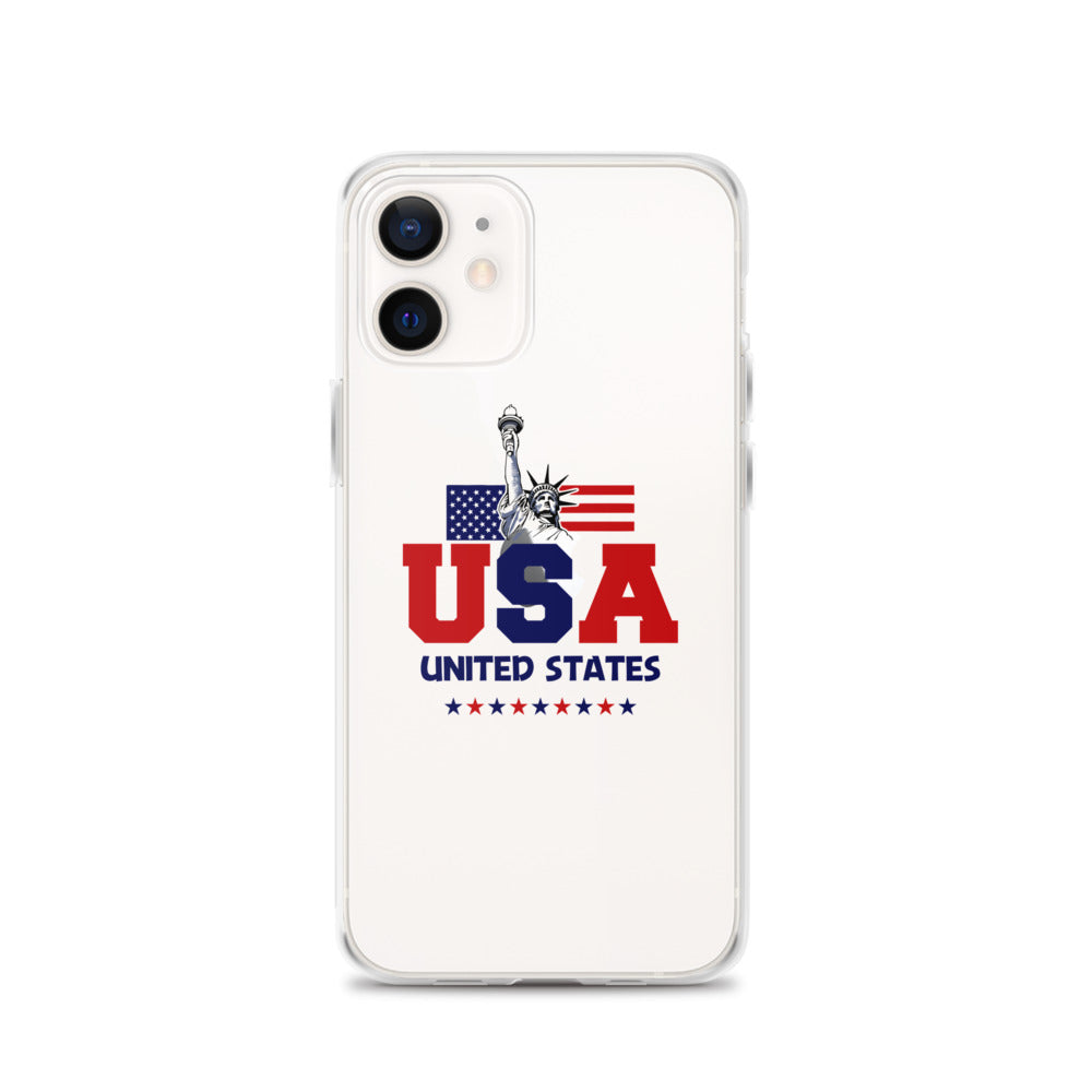 UNITED STATES OF AMERICA - iPhone Case Transparent