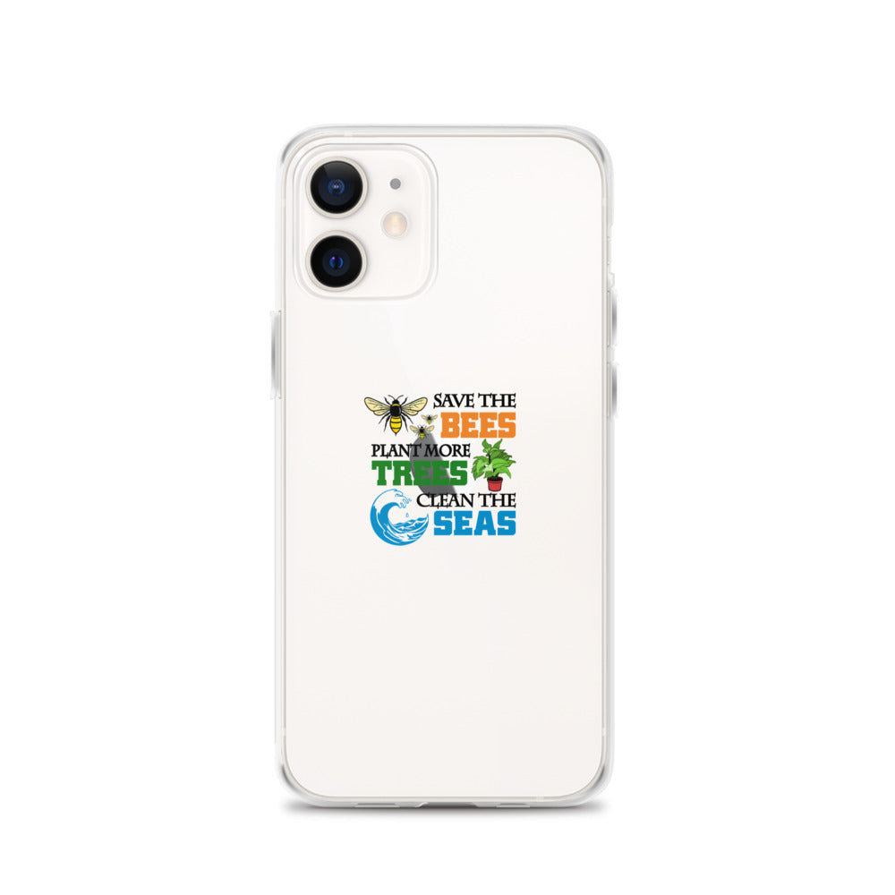 SAVE THE BEES - iPhone Case Transparent