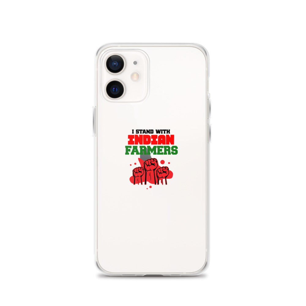 I STAND WITH INDIAN FARMERS - iPhone Case Transparent