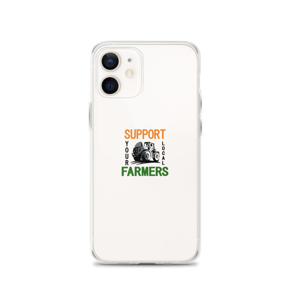 SUPPORT YOUR LOCAL FARMERS - iPhone Case Transparent