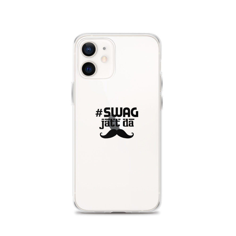 SWAG JATT DA - iPhone Case Transparent