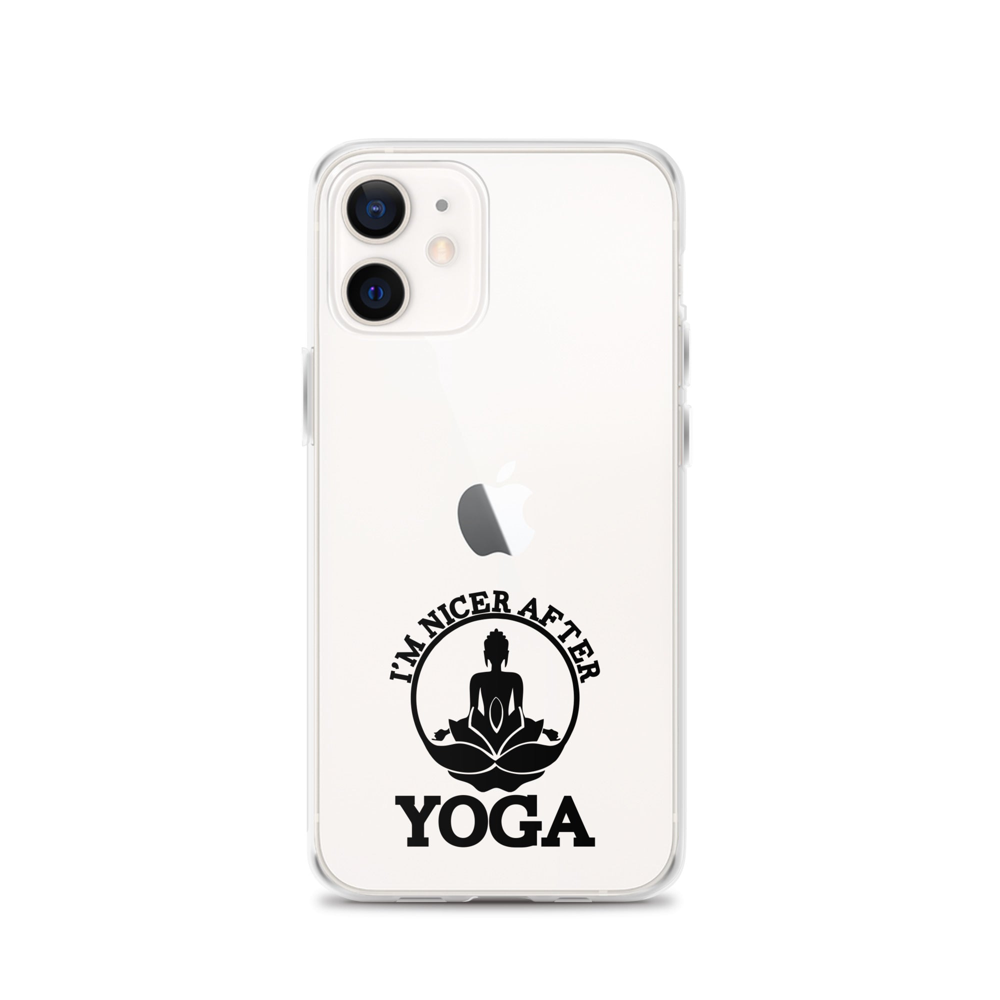 I'M NICER AFTER YOGA - iPhone Case
