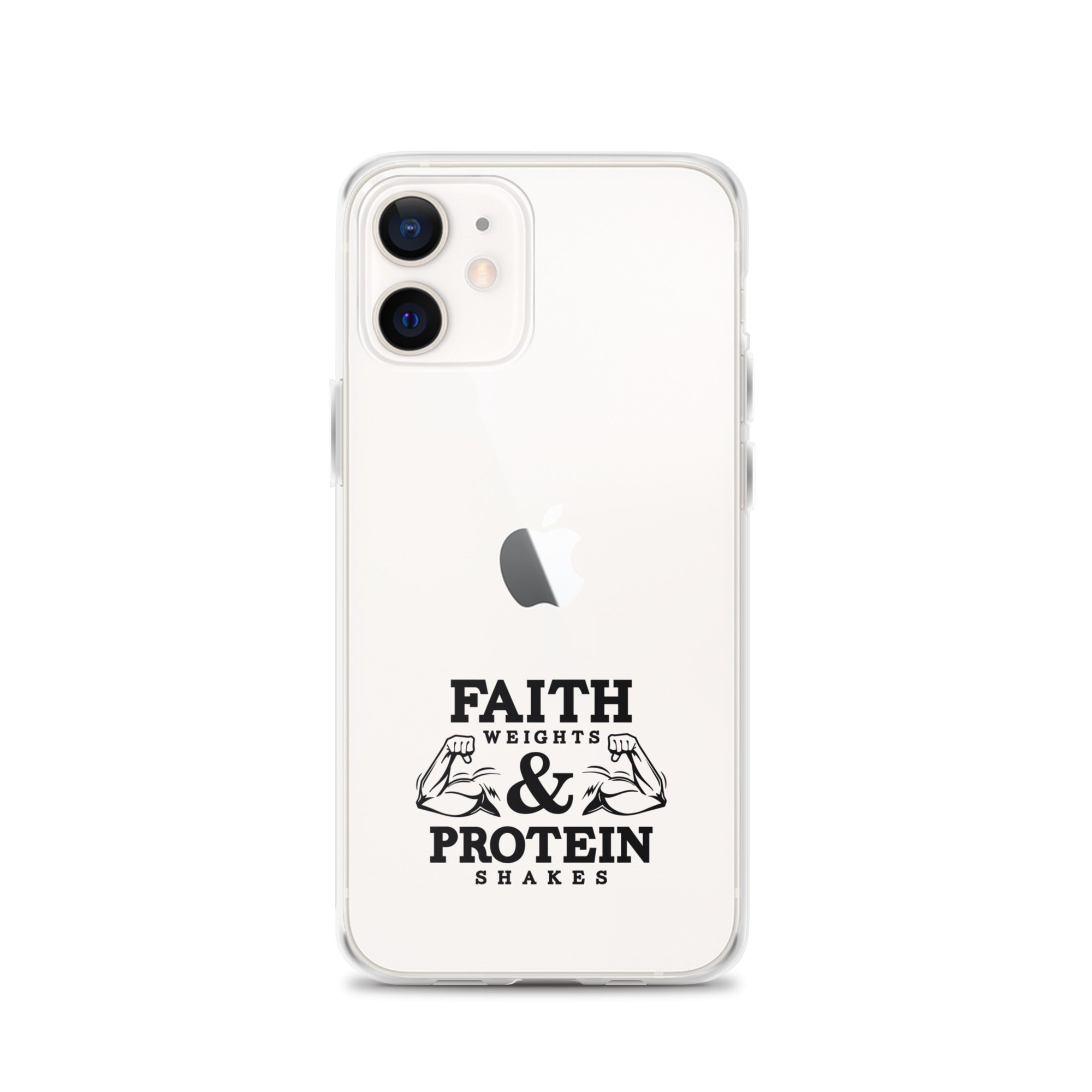 FAITH WEIGHTS & PROTEIN SHAKES - iPhone Case