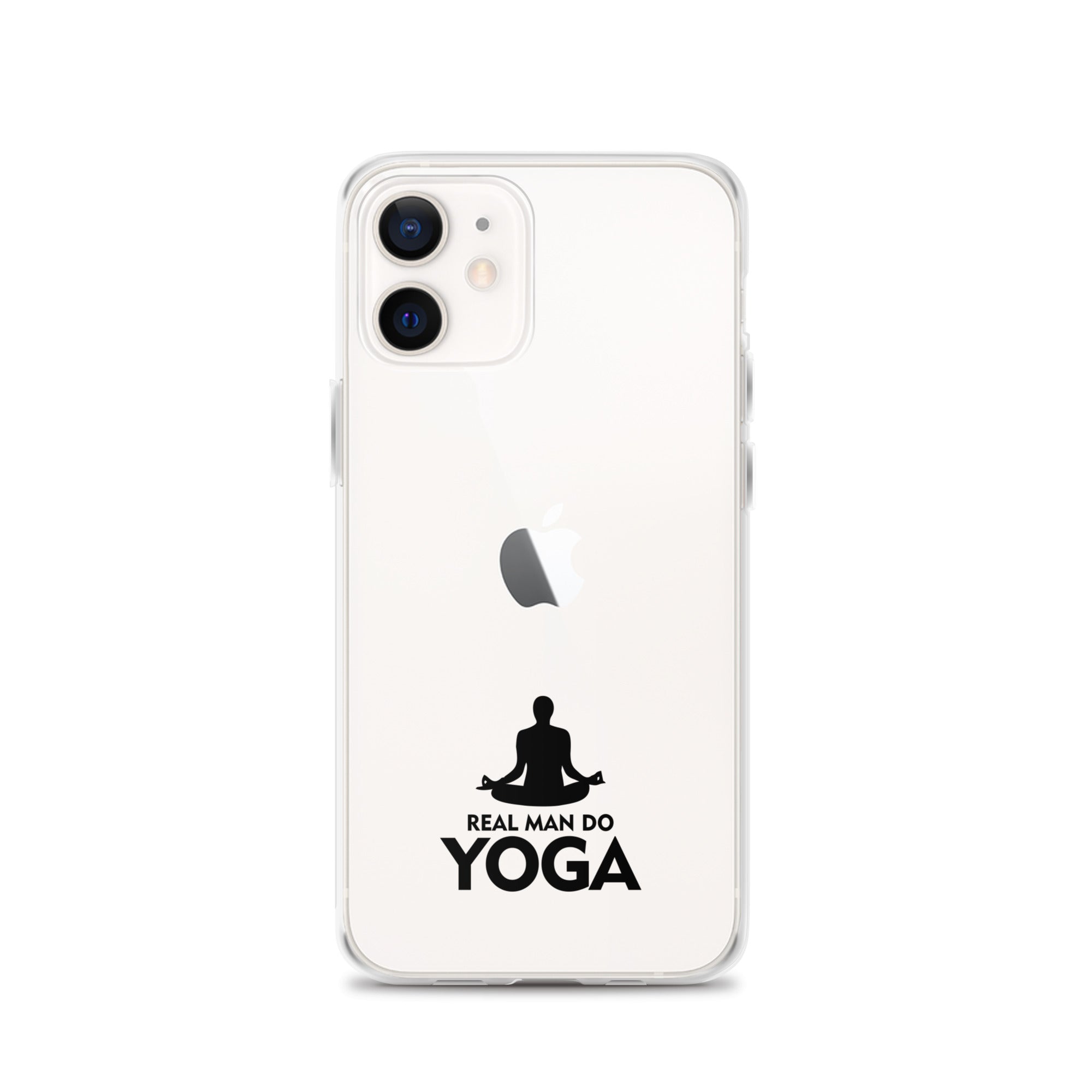 REAL MAN DO YOGA - iPhone Case