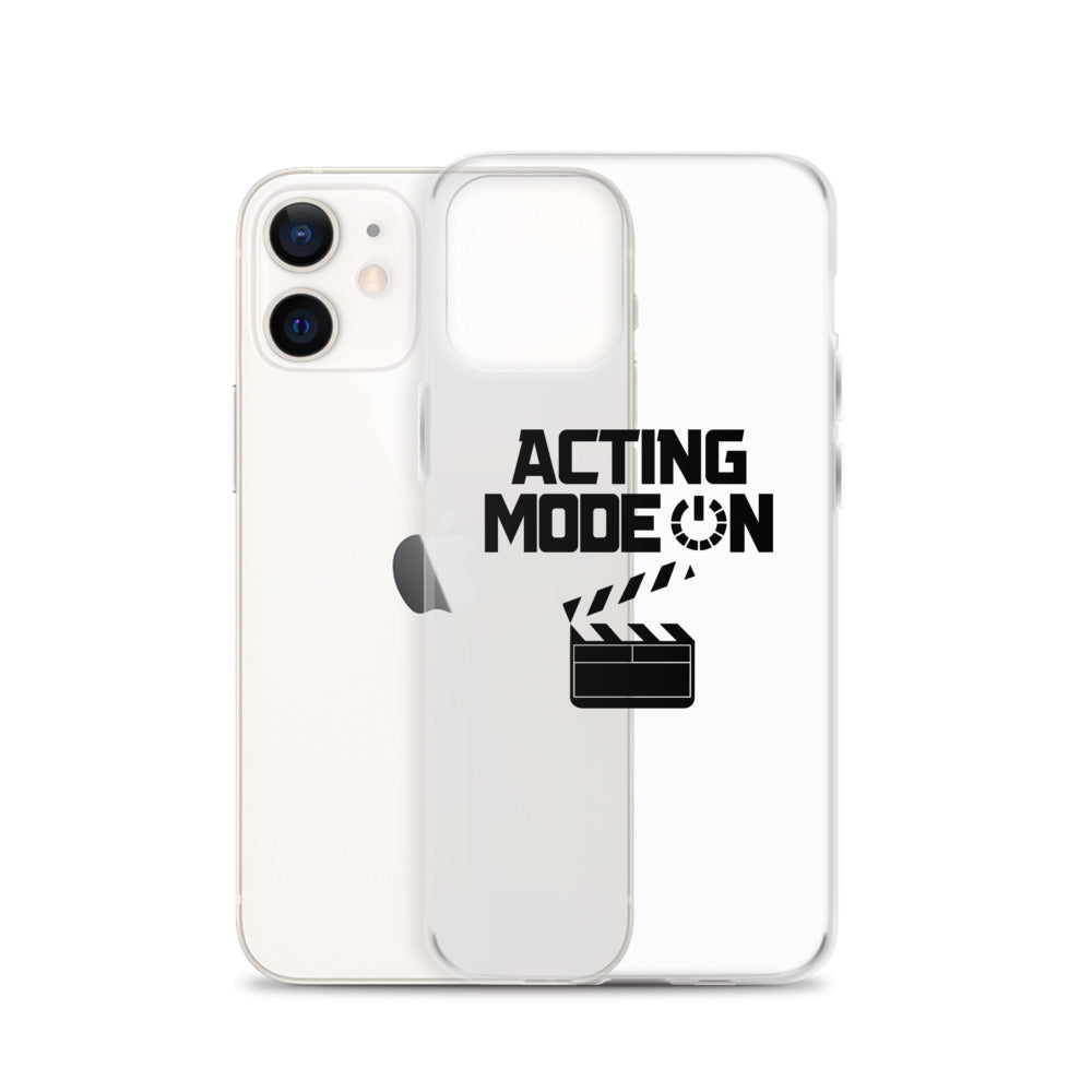 Acting mode - iPhone Case Transparent