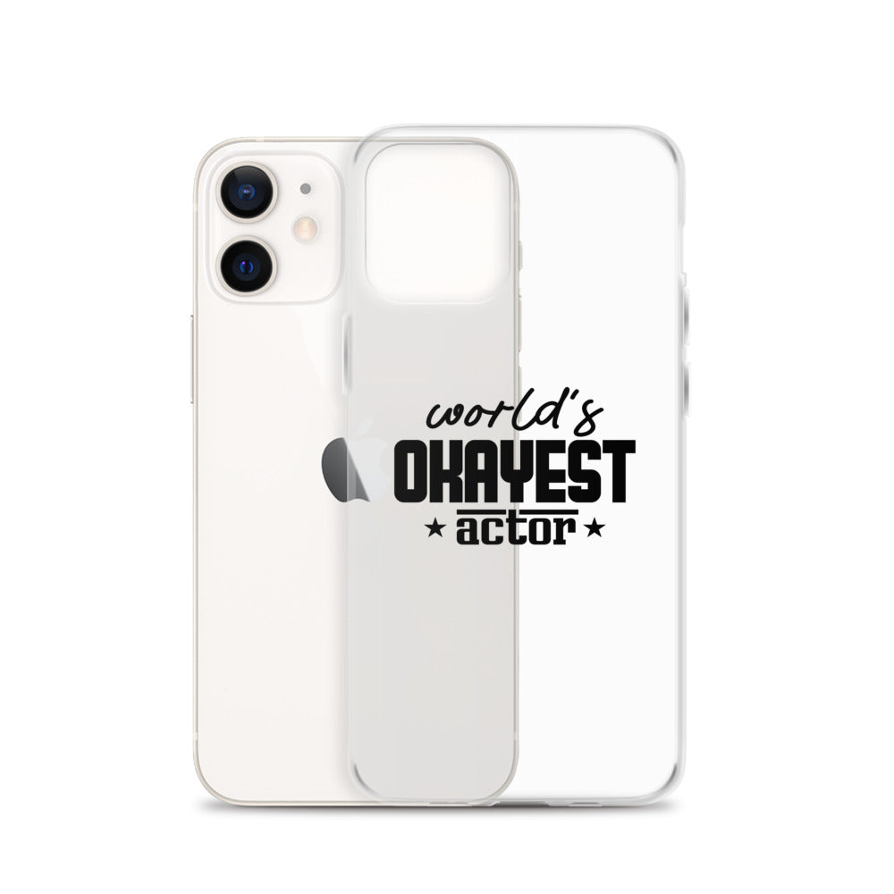 World's okayest actor- iPhone Case Transparent