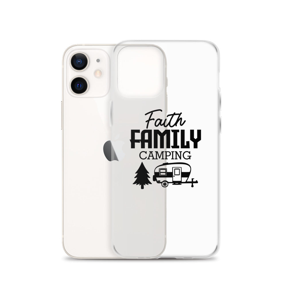 Family Camping- iPhone Case Transparent