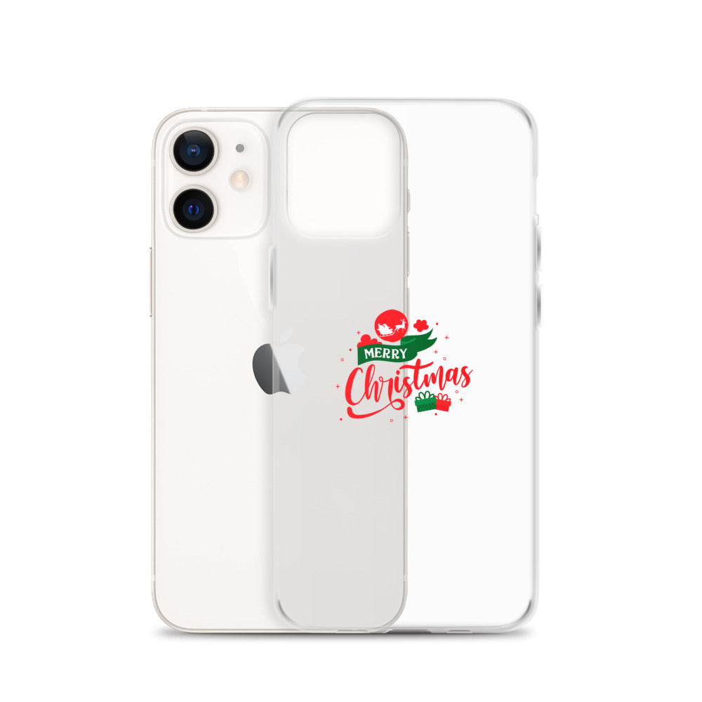 Merry Christmas- iPhone Case Transparent