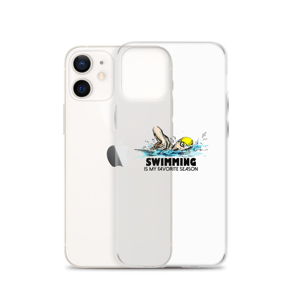 Swimming- iPhone Case Transparent