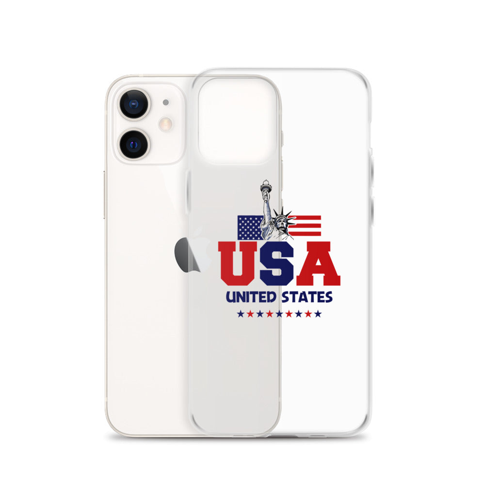 UNITED STATES OF AMERICA - iPhone Case Transparent